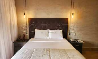 Imagem 2: Flat Hilton SP Itaim disponível para venda com 25m², 01 dorm e 01 vaga de garagem