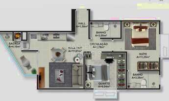 Imagem 2: FLORIANóPOLIS - Apartamento Padrão - Itacorubi