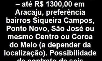 Imagem: Procuro kitinete mobiliada em Aracaju