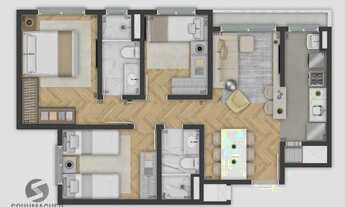 Imagem 4: Apartamento com 2 dormitórios à venda, 67 m² por R$ 497.628,00 - Cristo Redentor - Porto A