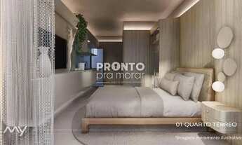 Imagem: Flat com 1 quarto em muro alto