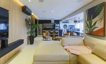 Imagem 3: Apartamento mobiliado com varanda gourmet e integração dos ambientes