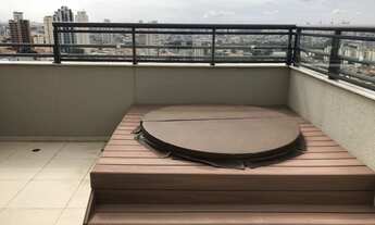 Imagem: Cobertura com ofurô e vista panorâmica