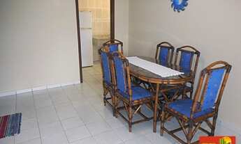 Imagem 4: Apartamento 2 dormitórios em Mongaguá mobiliado com sacada em prédio frente ao mar