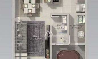 Imagem 3: Sobrado com 3 dormitórios para alugar, 85 m² por R$ 3.200,00/mês - Fazenda - Itajaí/SC