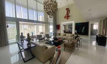 Imagem 3: Alugo MOBILIADO indissimo apto com 4 amplas suites e 7vagas de garagem no melhor do Itaim