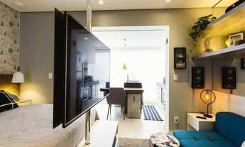 Imagem: Apto com 37m², andar alto, linda vista