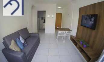 Imagem 2: Apartamento com 1 dormitório para alugar, 38 m² por R$ 1.600,00/mês - Capim Macio - Natal