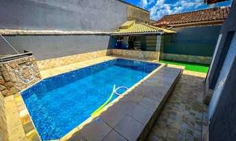 Imagem 2: Casa com piscina isolada R$ 250.000,00 Mil de entrada aceito carro