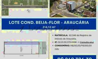 Imagem 2: Terreno à venda em Araucária, Capela Velha, 216,92m²