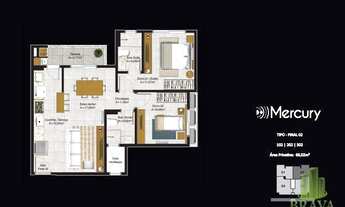 Imagem 5: Apartamento, 2 ou 3 dormitórios com suíte à venda, 69 m² por R$ 279.000 - Nova Palhoça - P