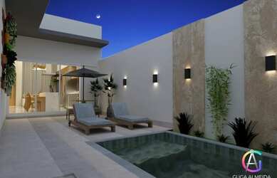 Imagem 7: Execelênte residência Terrea Cond. Ondas ,com projeto arquitetônico / PISCINA