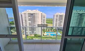 Imagem: Andar alto, sol manhã, linda vista da Barra