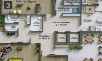 Imagem 2: Fazenda! Área nobre! 108m² Apto de 1 suite + 2 dormitórios Negociação Facilitada