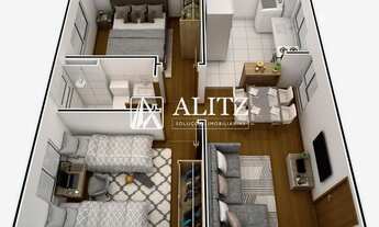 Imagem 3: Apartamento para venda tem 43 metros quadrados com 2 quartos