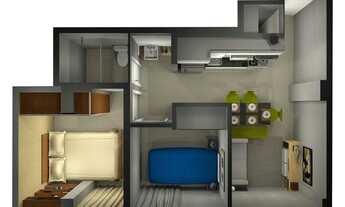 Imagem 7: Melhor 2 Quartos Suite 1 Vaga - Gutierrez - Oportunidade Investimento