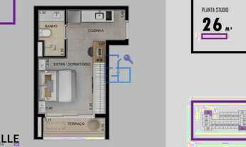 Imagem 2: Studio pronto para morar à venda na rua Dr. Jesuíno Maciel - Campo Belo - 24m2 e 26m2