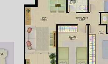 Imagem 4: Apartamento com 2 dormitórios à venda, 60 m² por R$ 480.000,00 - Praia de Itaparica - Vila