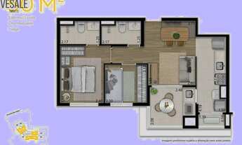 Imagem: Apartamento Pronto para Morar de 50 metros