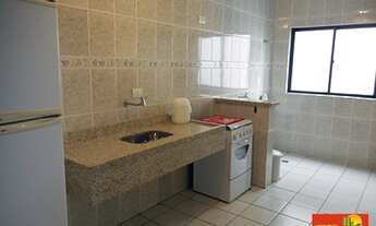 Imagem 6: Apartamento 2 dormitórios em Mongaguá mobiliado com sacada em prédio frente ao mar