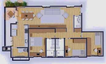 Imagem 6: Apartamento Garden à venda, 130 m² por R$ 699.900,00 - Centro - São José dos Pinhais/PR