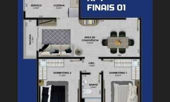 Imagem 3: CRICIÚMA - Apartamento Padrão - VILA RICA