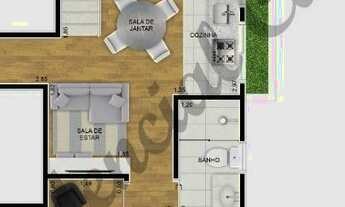 Imagem 2: Cobertura para Venda em Santo André, Jardim Stella, 2 dormitórios, 1 banheiro, 3 vagas