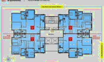 Imagem 4: Apartamento para venda tem 87 metros quadrados com 3 quartos em Vila Ema - São José dos Ca