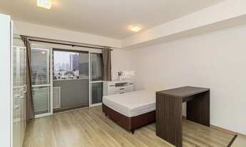 Imagem: STUDIO COM SACADA - CENTRO - SEMI MOBILIADO