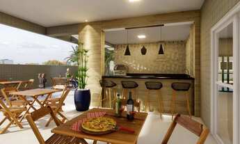 Imagem 6: Apartamento para venda com 70 metros quadrados com 2 quartos em Mirim - Praia Grande - SP