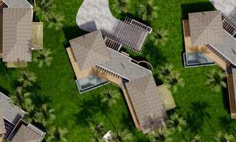 Imagem 2: Casa com 3 suítes no Condomínio Ocaso da Montanha - Praia do Silveira - Garopaba/SC