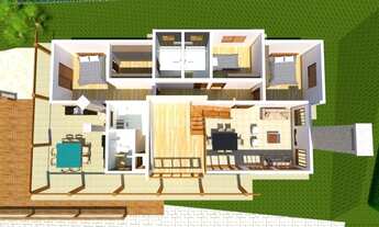 Imagem 4: Chácara com 2000m de terreno em condomínio com piscina e área gourmet