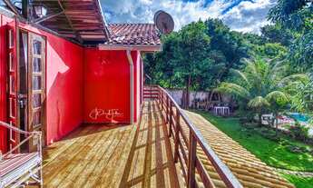 Imagem 3: Casa rústica com piscina numa área verde em Pipa