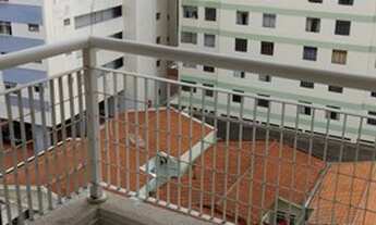 Imagem 2: Dorm. armário, Living c/ sacada Coz. Plan. Wc aq. gás. garagem e lazer. Locação vigência