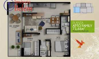 Imagem 2: Imóveis Belém Vende Apt 2/4 de 71m² na Batista Campos