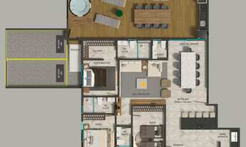 Imagem 2: Térreo com 3 suítes e 3 vagas de garagem - João Pessoa - PB