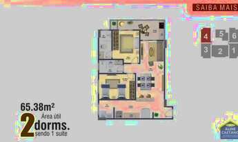 Imagem 5: Apart 2 dorms, Ocian, Entrada R$ 35 Mil, JGA971