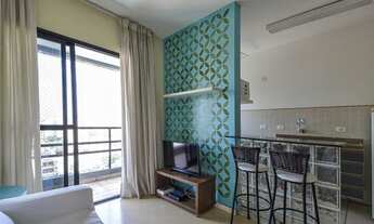 Imagem 5: Apartamento de 41 m², 1 quarto, 1 depósito, 1 vaga, 1 banheiro, cozinha integrada e uma va