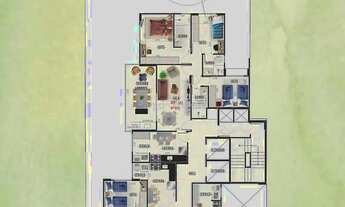 Imagem 2: Apartamento com 2 quartos sendo 1 suíte para venda no Bairro Jardim Glória em Juiz de Fora