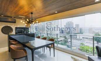 Imagem 7: Apartamento mobiliado com varanda gourmet e integração dos ambientes