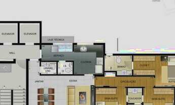 Imagem: Apartamento à venda, 3 quartos, 2 suítes