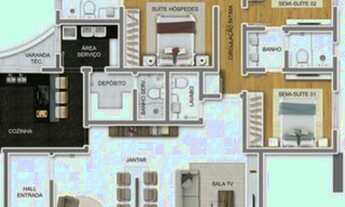 Imagem: Apartamento à Venda - Centro, 4 Quartos