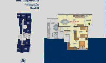 Imagem 2: Apartamento para Venda em Juiz de Fora, São Mateus, 2 dormitórios, 1 suíte, 1 banheiro, 1