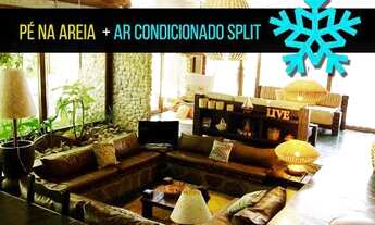 Imagem 2: Casa com 4 quartos Pé na Areia no Tenório com Ar - Ubatuba - SP