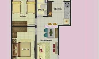 Imagem 6: Apartamento para Venda em Suzano, Jardim Casa Branca, 2 dormitórios, 1 banheiro, 1 vaga