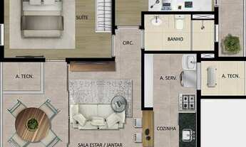 Imagem 5: Vitória - Apartamento Padrão - PRAIA DO CANTO