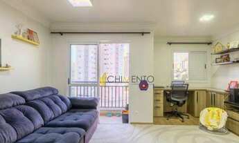 Imagem 2: Apartamento com 2 dormitórios à venda, 70 m² por R$ 420.000 - Vila Valparaíso - Santo Andr