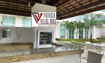 Imagem 4: Apartamento quarto e sala nascente mobiliado com suite e lavabo frente salvador shopping