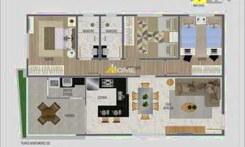 Imagem 3: Apartamento para Venda em Belo Horizonte, Diamante (Barreiro), 3 dormitórios, 1 suíte, 1 b