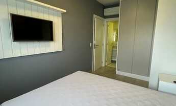 Imagem 5: Cobertura 2D mobiliada e decorada no Rossi Atlântida